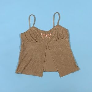 y2k Floral Belly Tank!